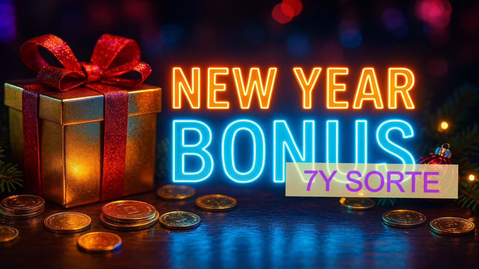 Promoções de Ano Novo no 7Y SORTE